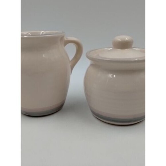 Pfaltzgraff Sunrise or Aura pattern  Sugar Bowl and Creamer - Picture 1 of 8